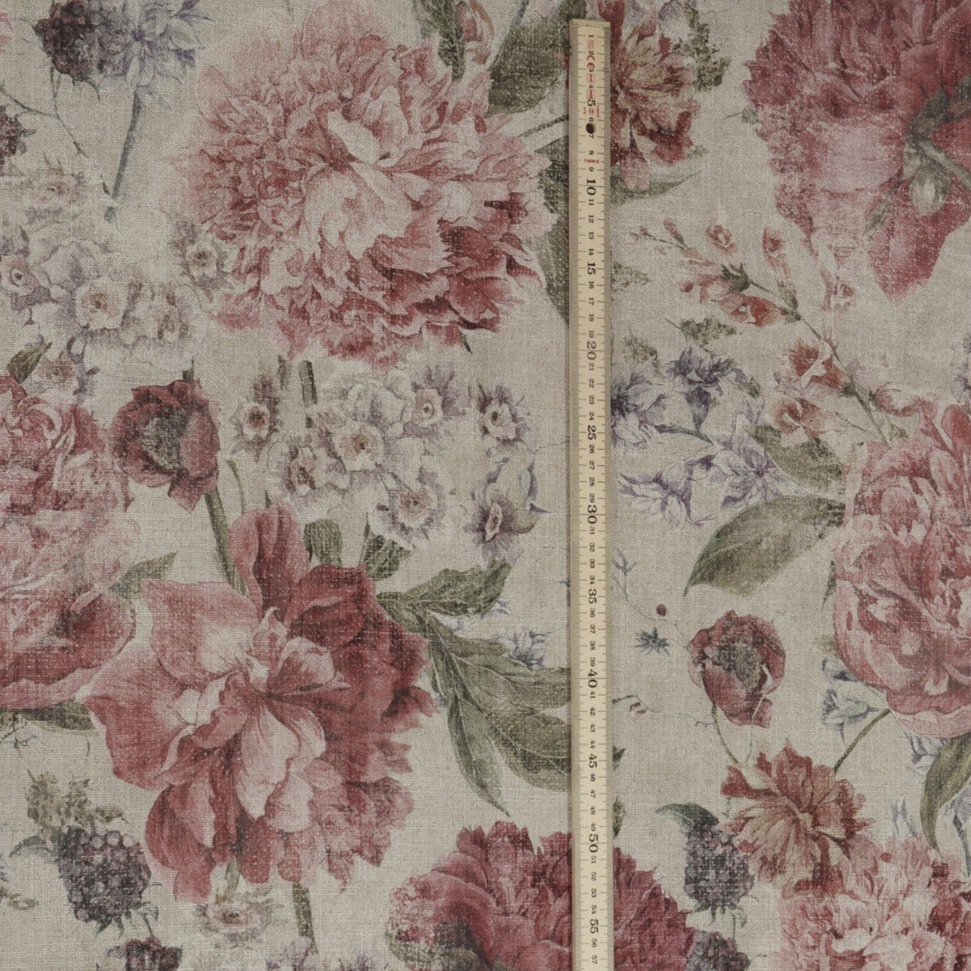 Antique Summer Peonies Fabric