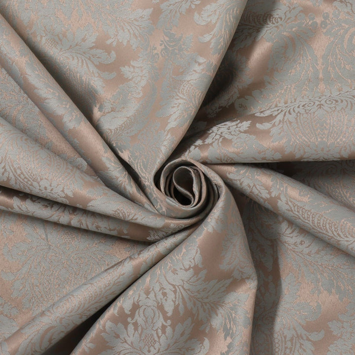 Alderton Luxury Damask Duck Egg/Taupe Fabric