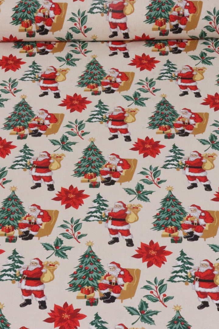 Jolly Old Saint Nick 160cm Fabric