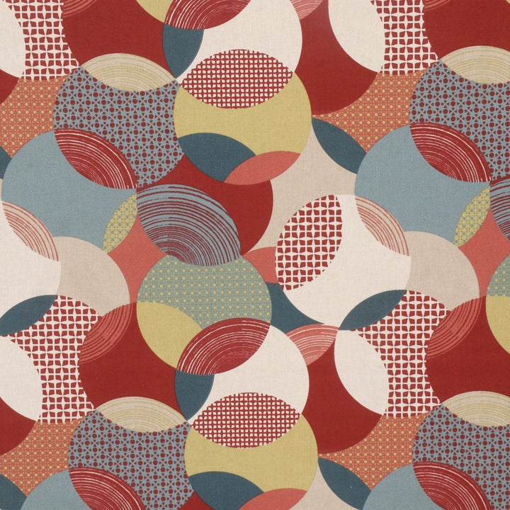 Tobias Abstract Terracotta Fabric