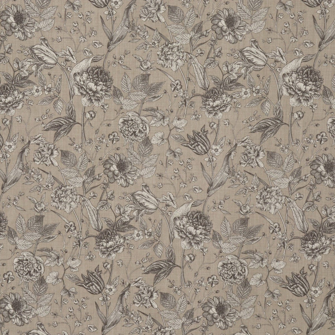 Ghislaine Floral Natural Fabric