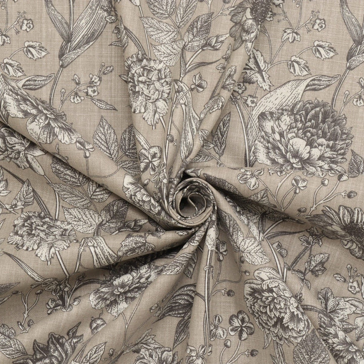 Ghislaine Floral Natural Fabric