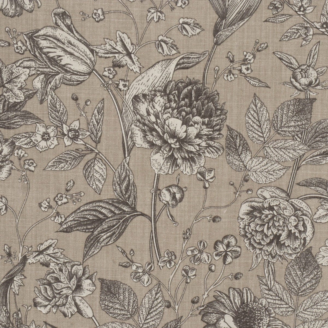 Ghislaine Floral Natural Fabric