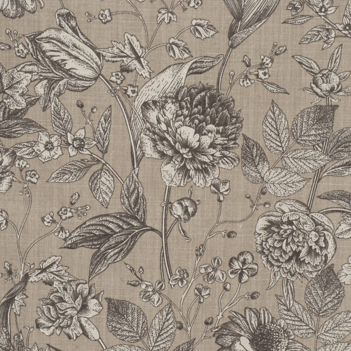 Ghislaine Floral Natural Fabric