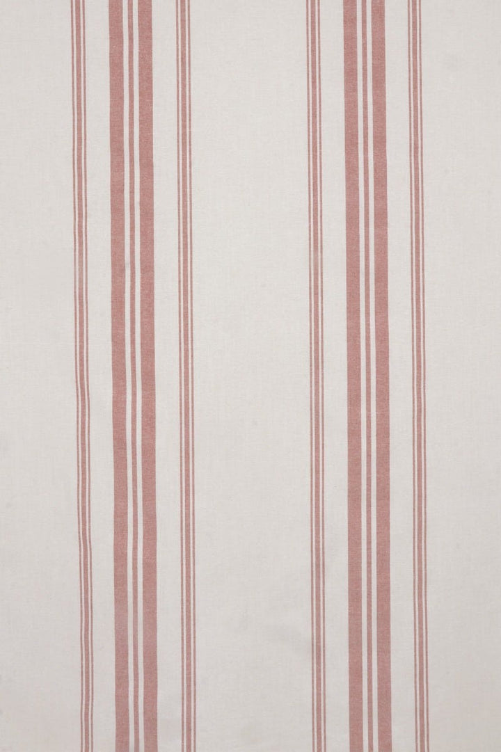 Troyes Stripe Red Fabric