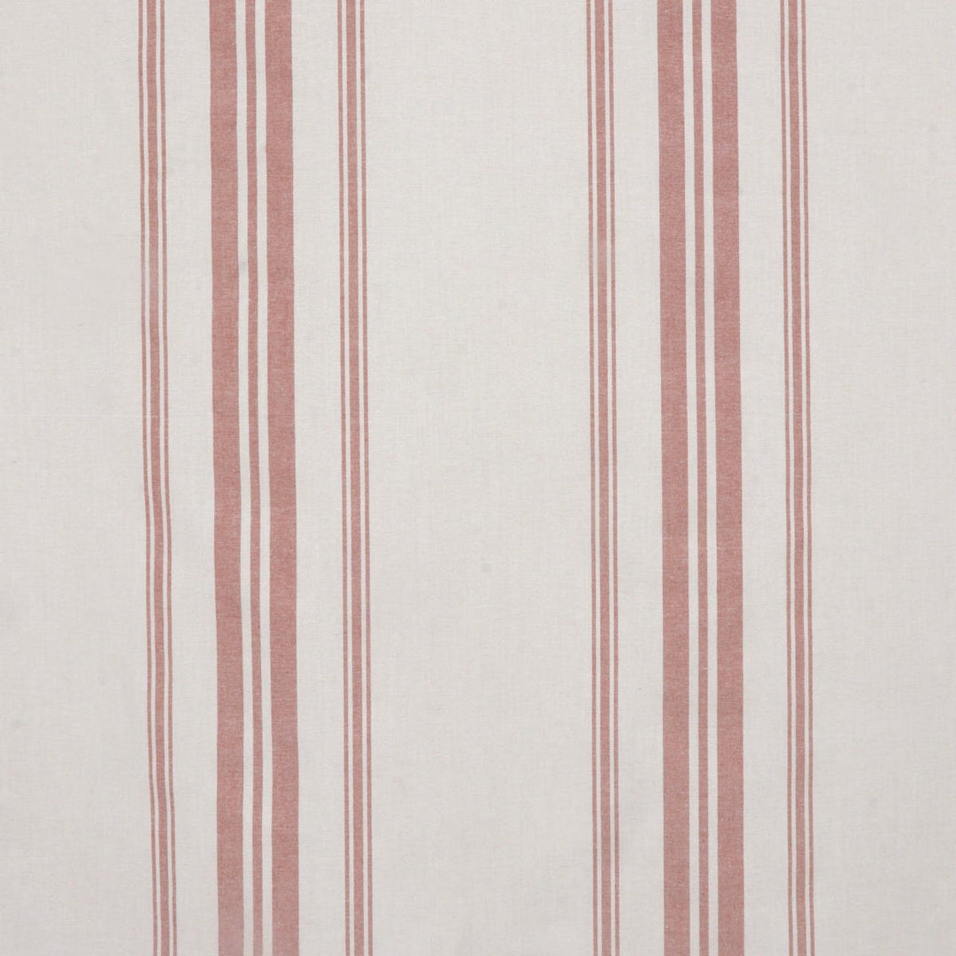 Troyes Stripe Red Fabric