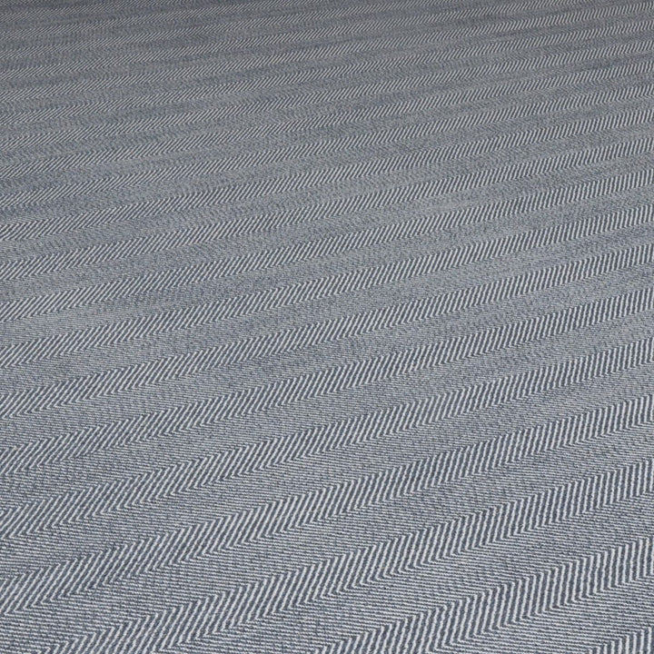 Granada Double Width Herringbone Ink Fabric