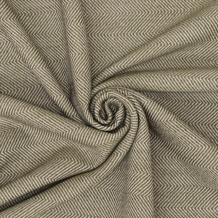 Granada Double Width Herringbone Matcha Fabric