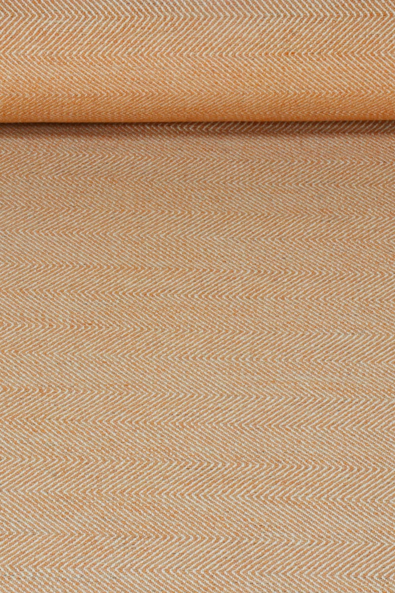 Granada Double Width Herringbone Chestnut Fabric