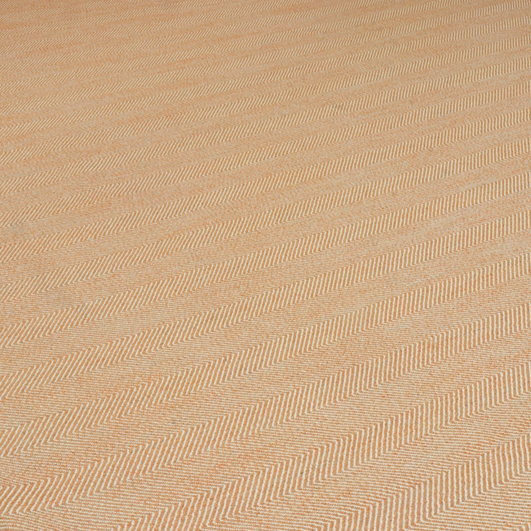 Granada Double Width Herringbone Chestnut Fabric