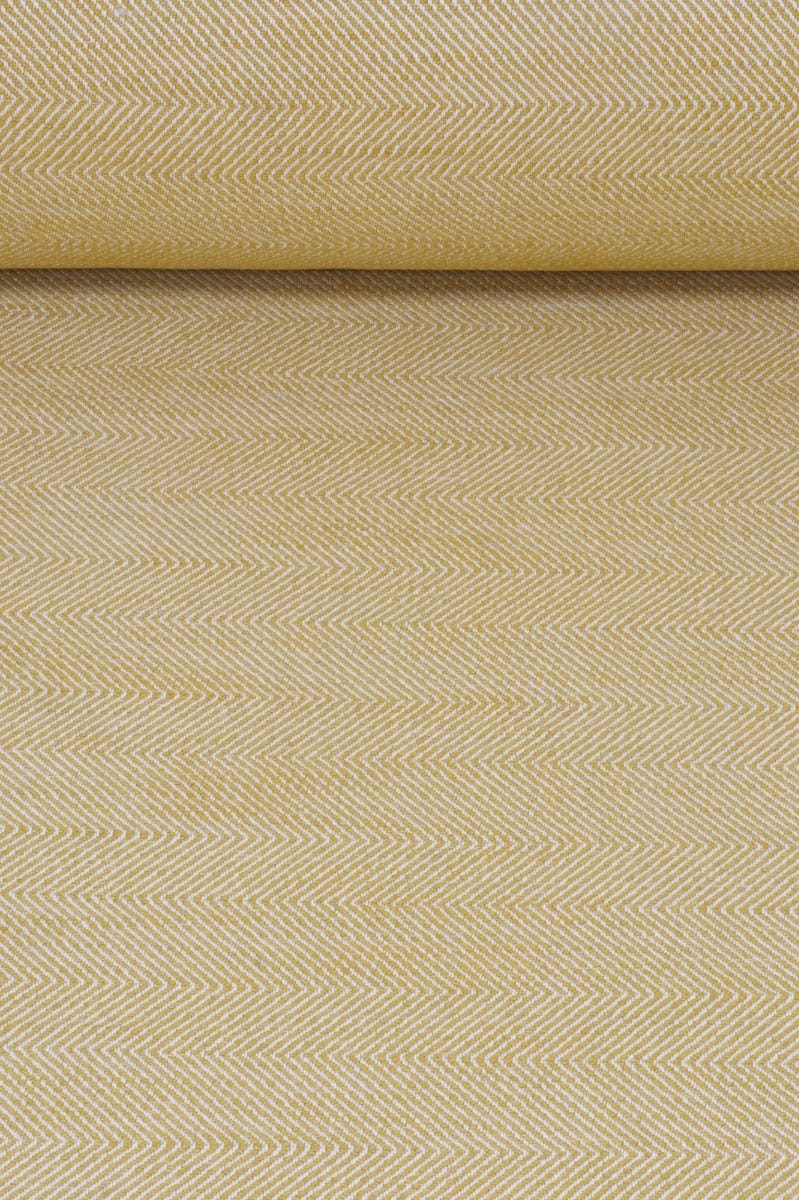 Granada Double Width Herringbone Turmeric Fabric