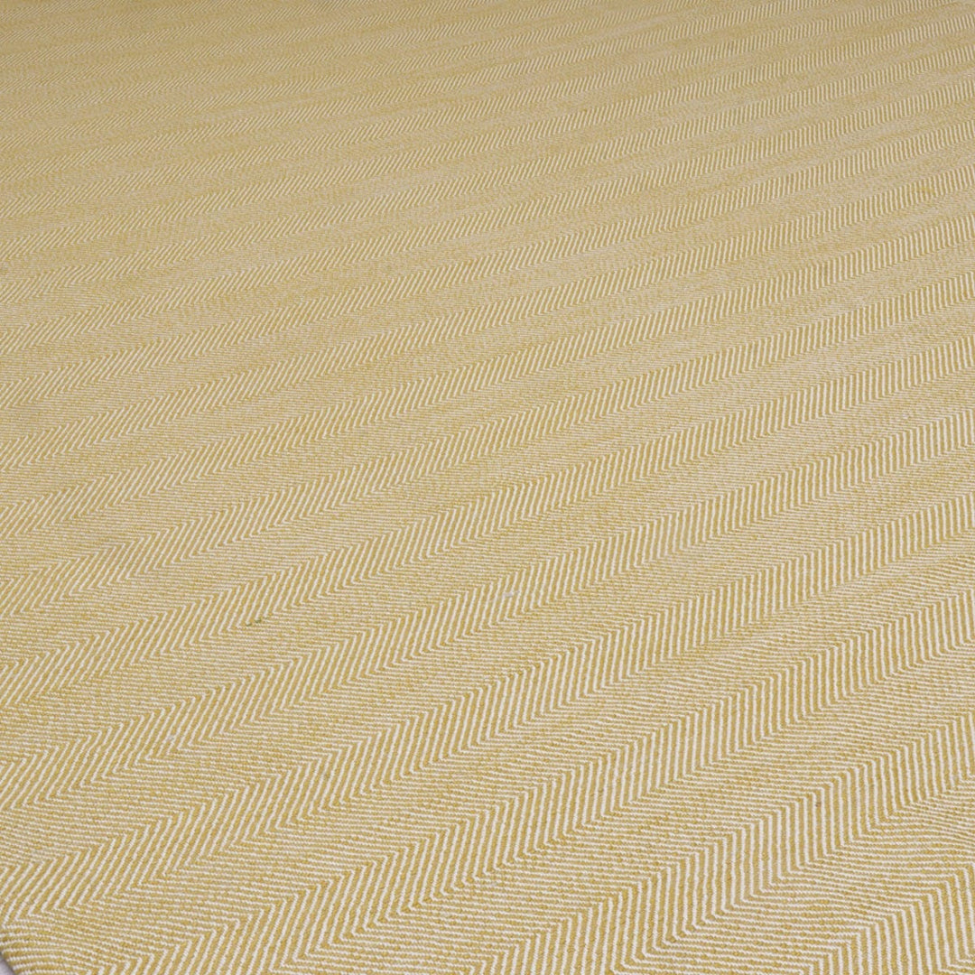 Granada Double Width Herringbone Turmeric Fabric