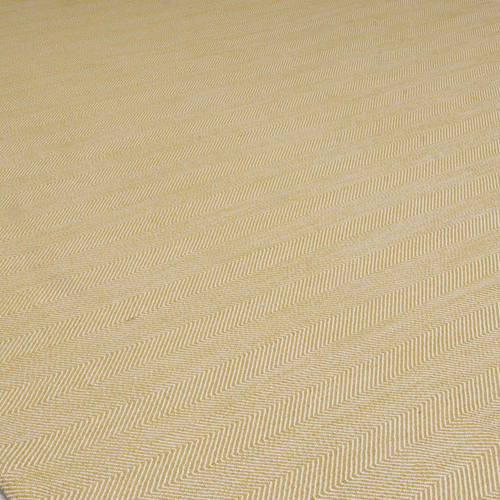 Granada Double Width Herringbone Turmeric Fabric