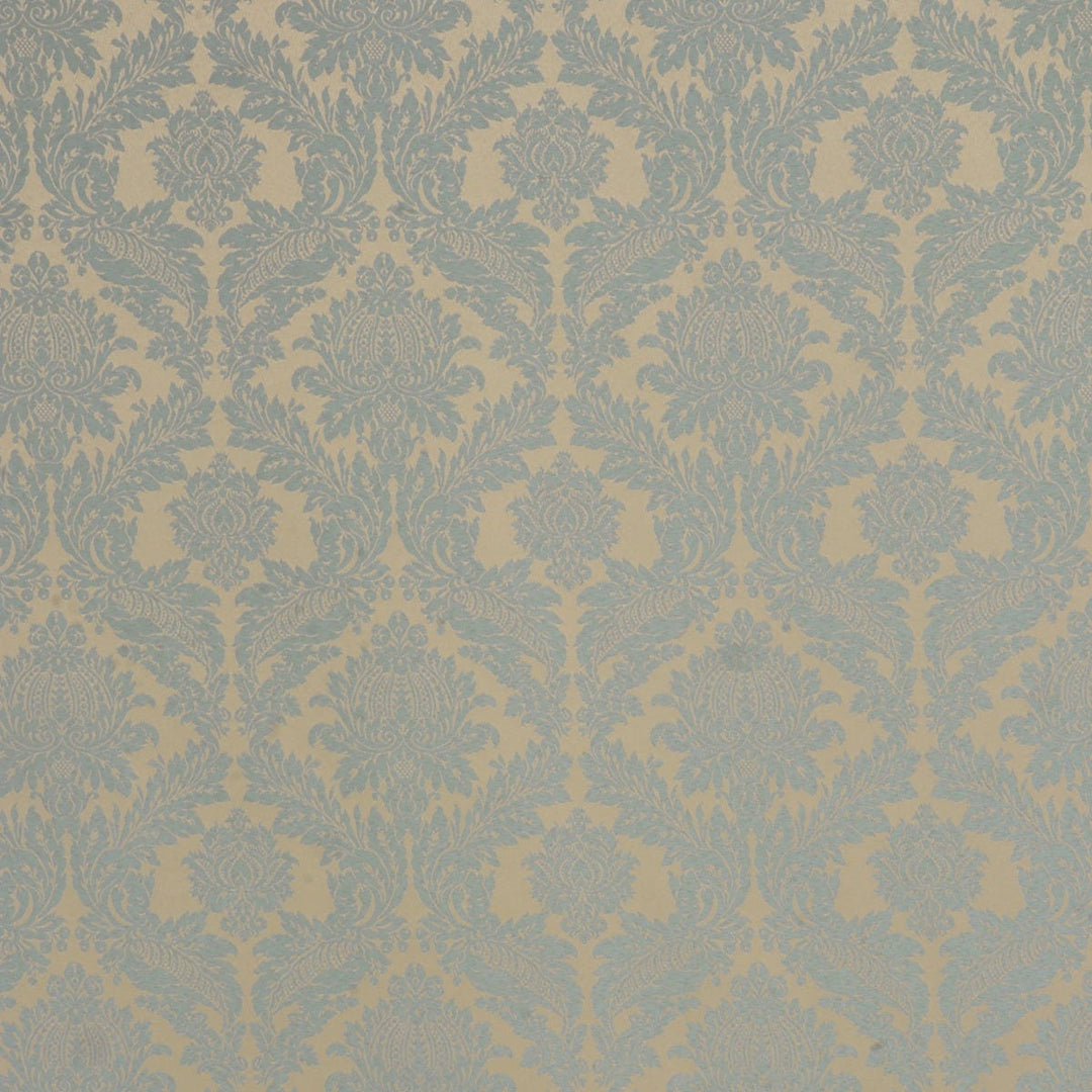 Alderton Luxury Damask Duck Egg/Gold Fabric