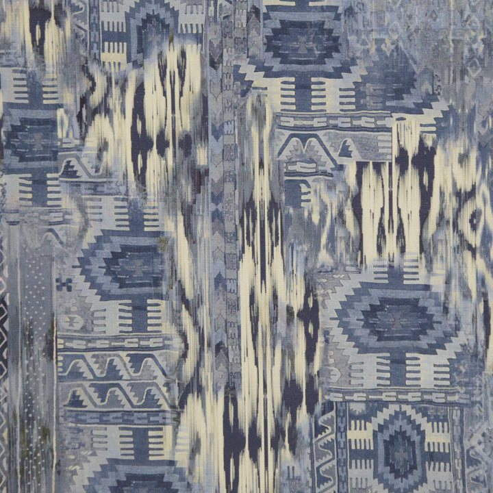 Chess Designs Talula Indigo Fabric