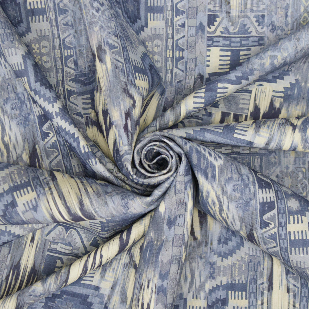 Chess Designs Talula Indigo Fabric