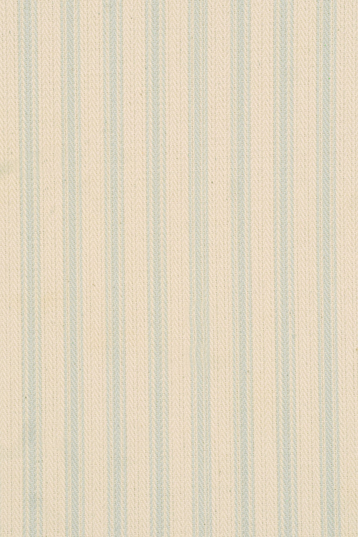 Foy Ticking Stripe Duck Egg/Cream Fabric