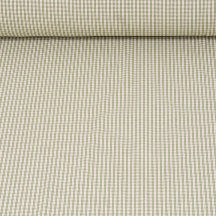 Cottage Gingham Olive Fabric