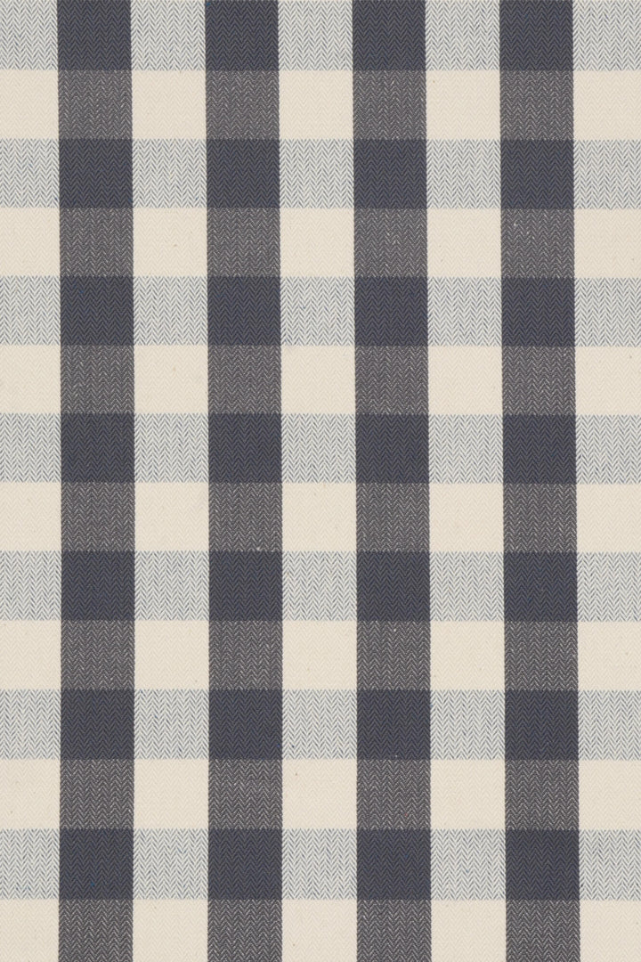 Croyde Check Charcoal Grey Fabric