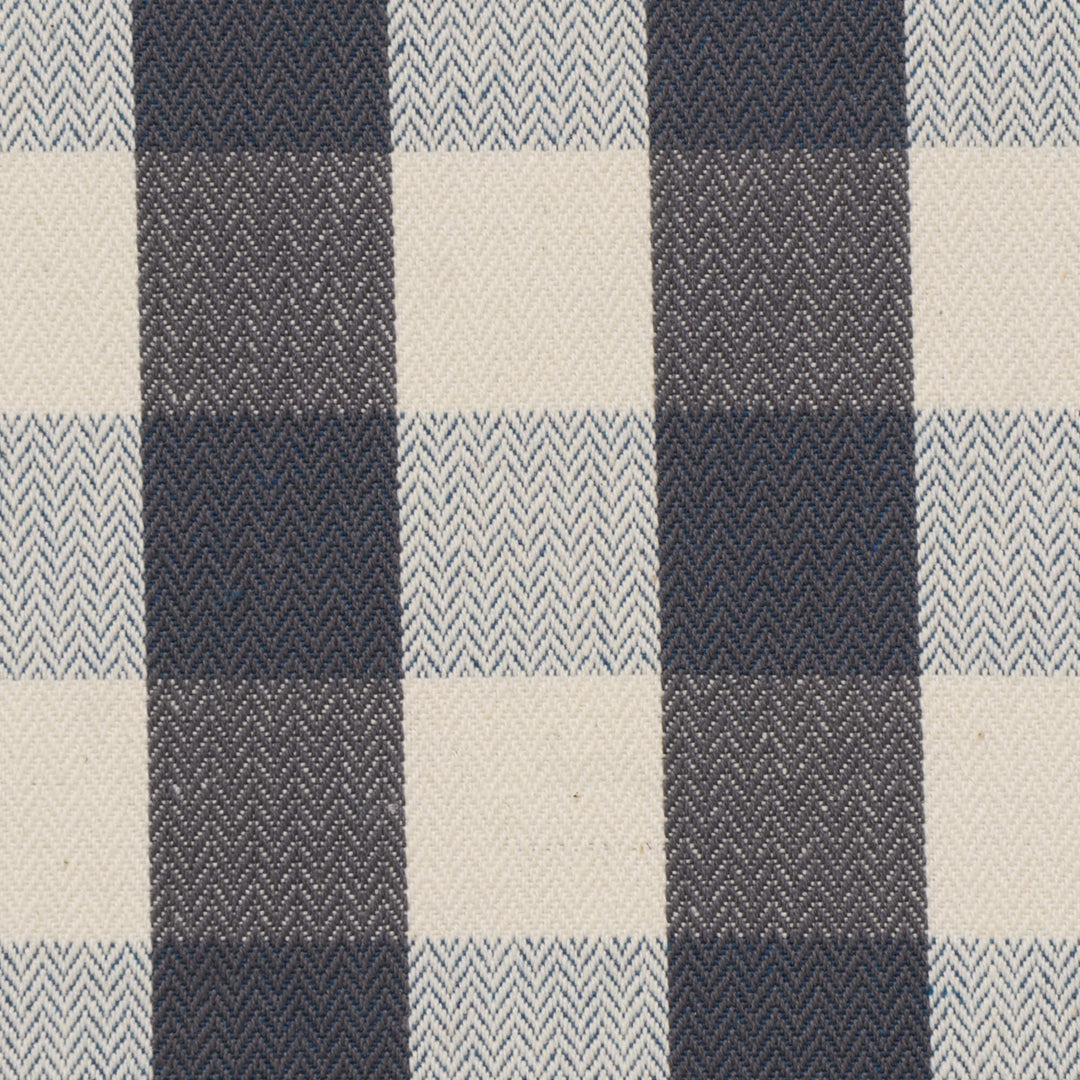 Croyde Check Charcoal Grey Fabric