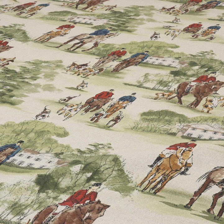 Crosby Hunting Horse & Hound Double Width Fabric