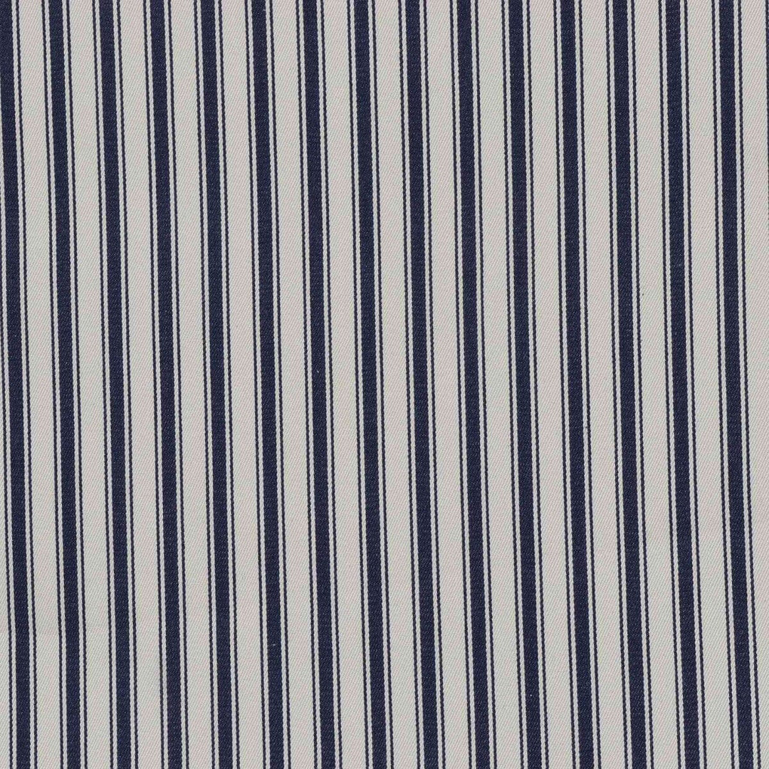 Vintage Deck Stripe Navy 100% Cotton Fabric