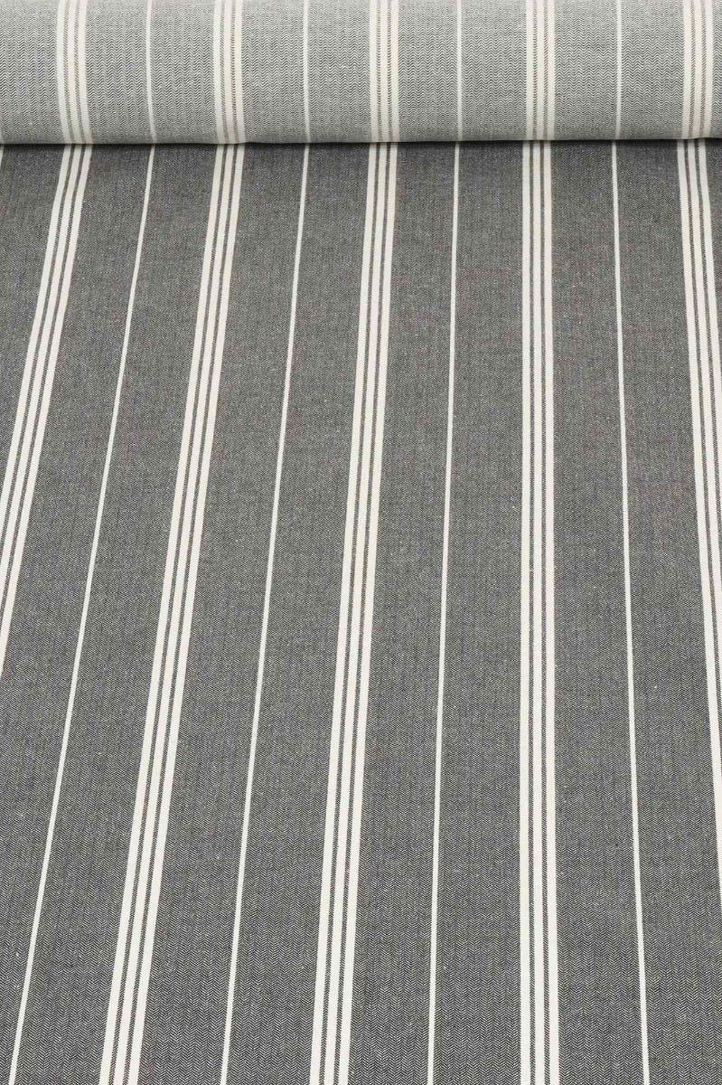 Clearance A2 Charcoal Stripe Fabric