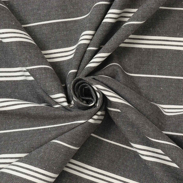 Clearance A2 Charcoal Stripe Fabric