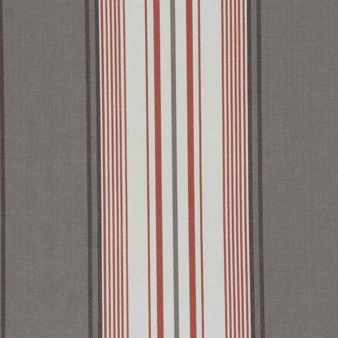 Clearance A4 Red & Brown Stripe Fabric