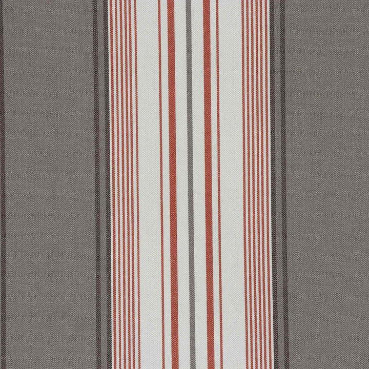 Clearance A4 Red & Brown Stripe Fabric