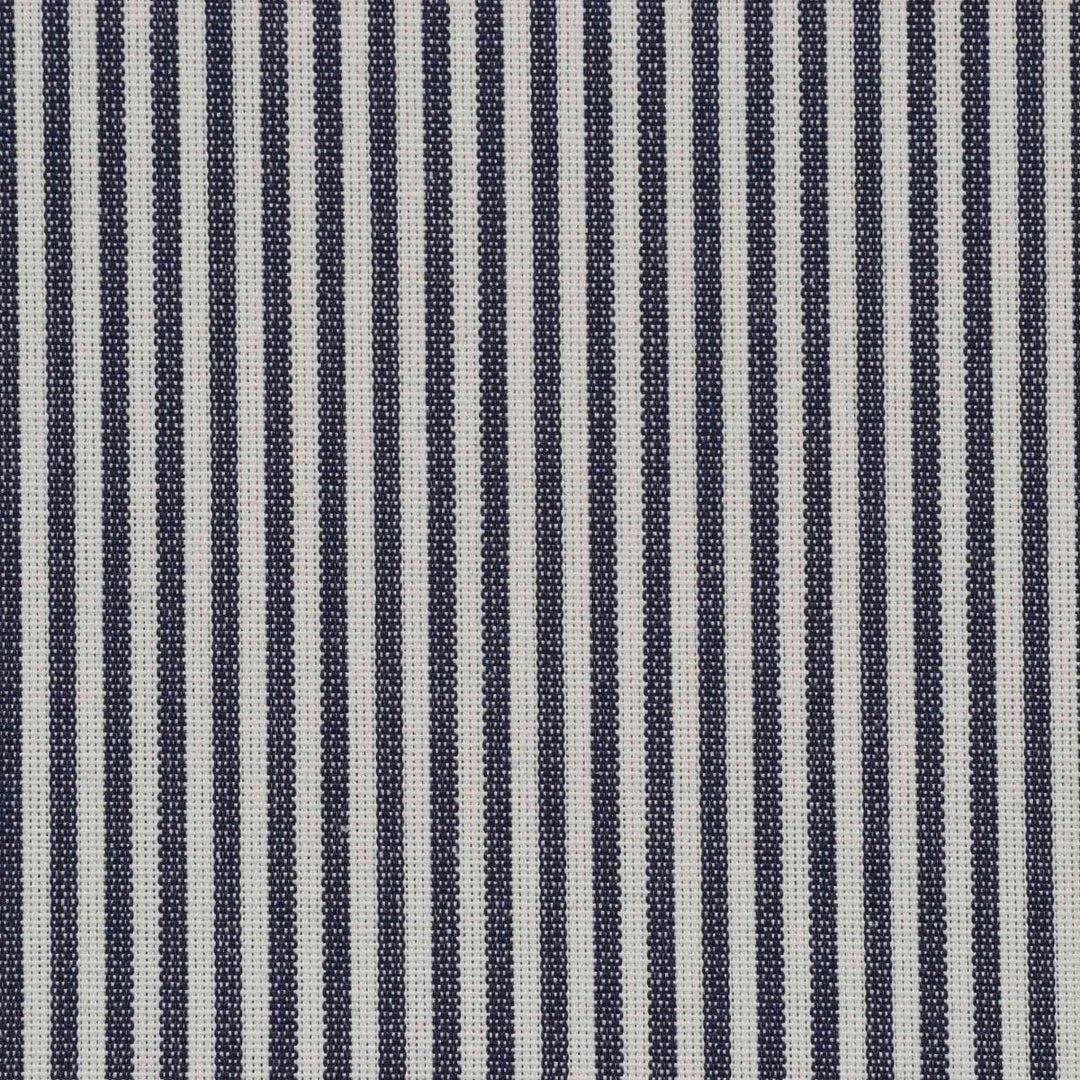 Pinstripe Navy Fabric