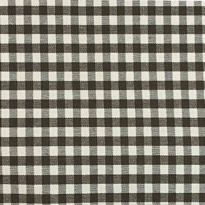 Gingham Micro Check Fabric - Grayish