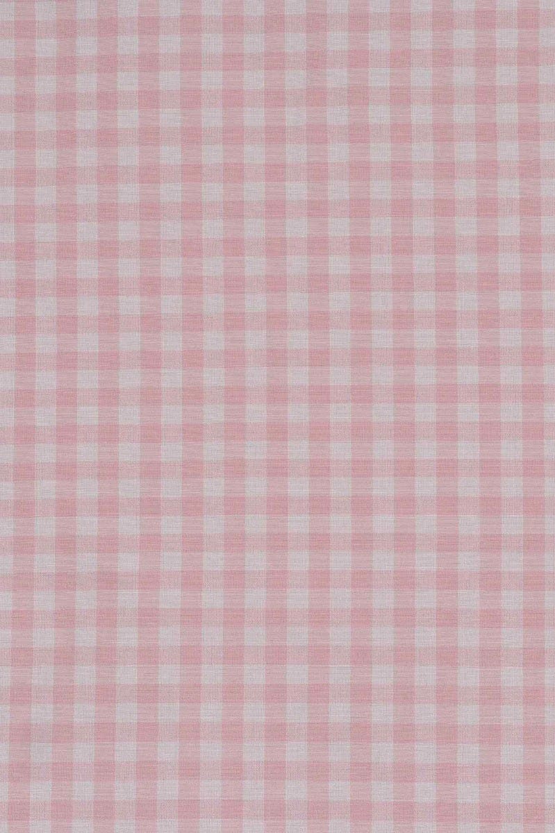 Gingham Check Fabric - Pink