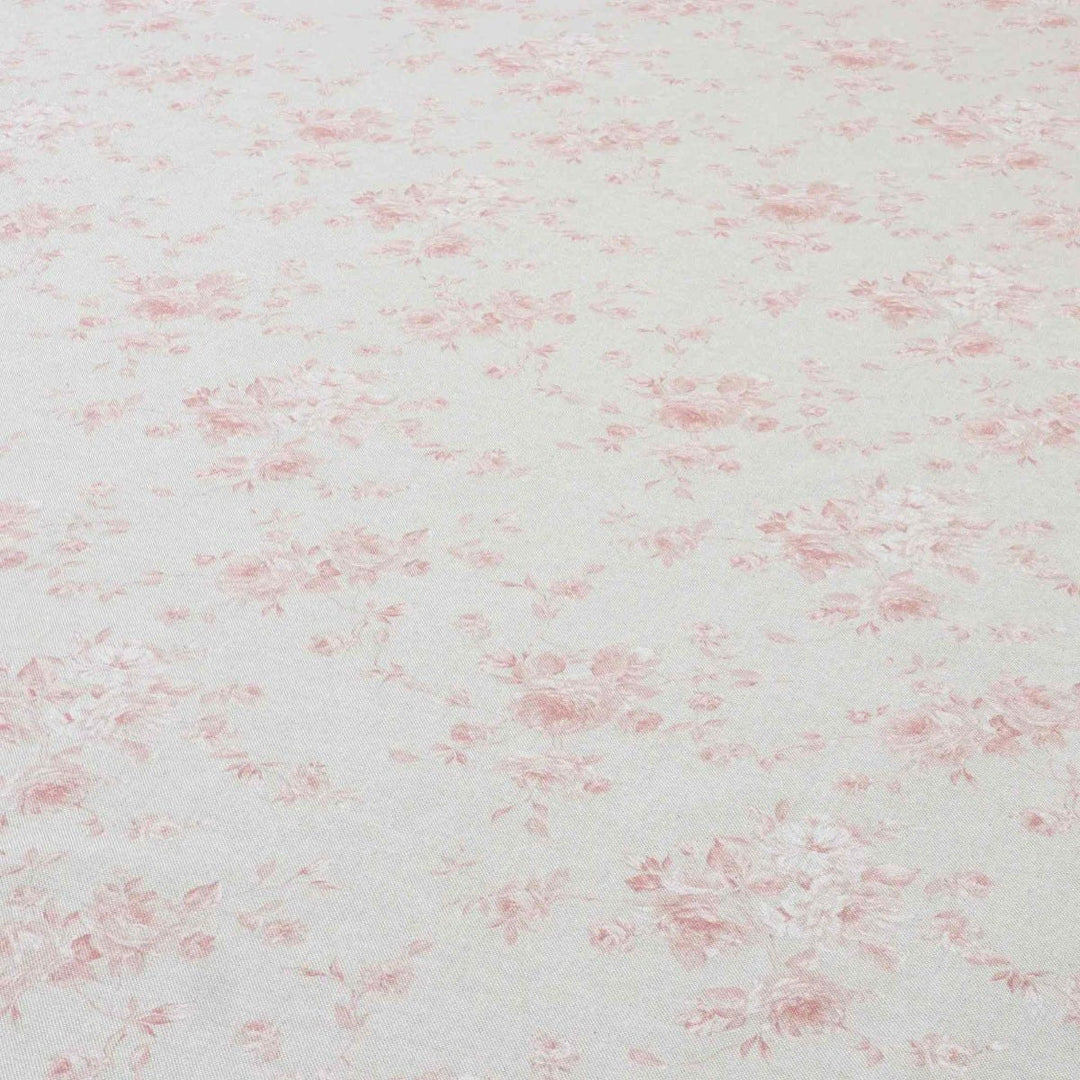 Zen Rose Coral Fabric