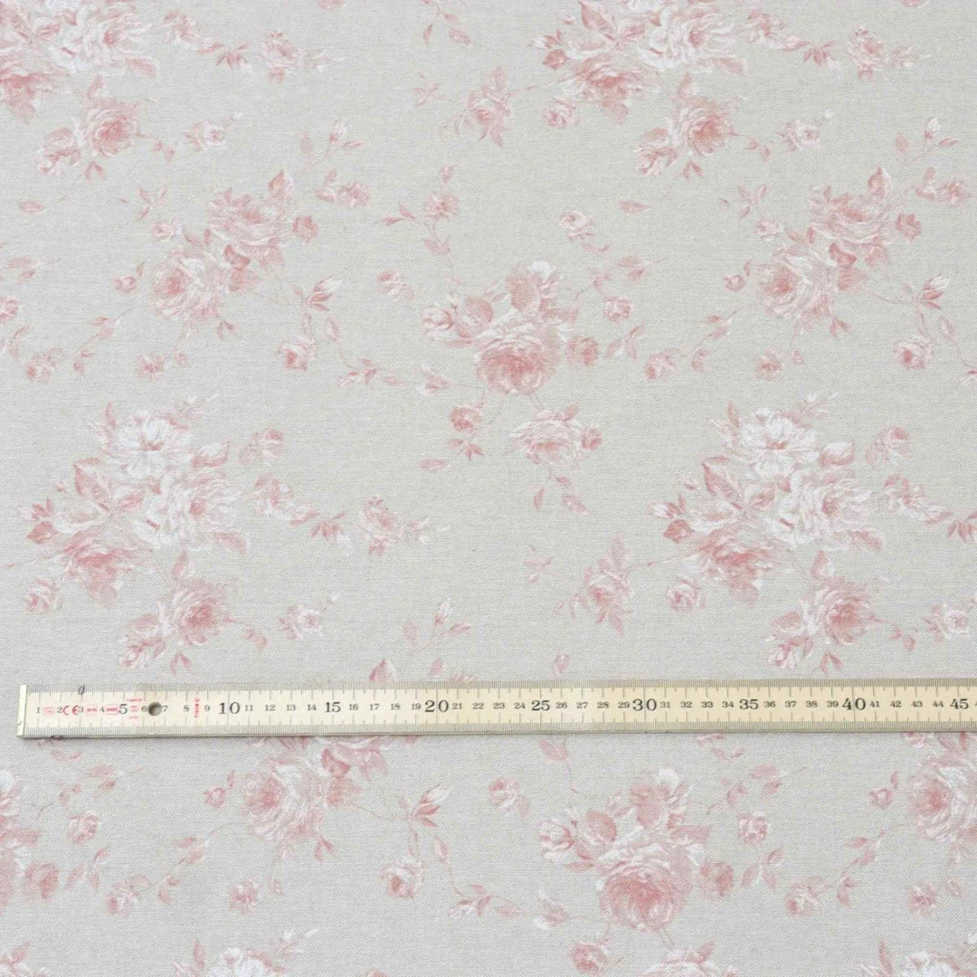 Zen Rose Coral Fabric