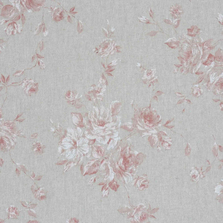 Zen Rose Coral Fabric