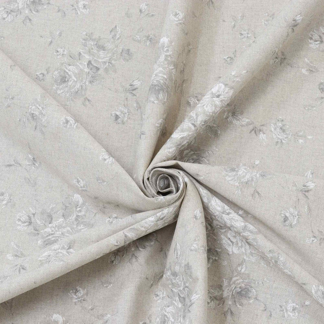 Zen Rose Dove Grey Fabric