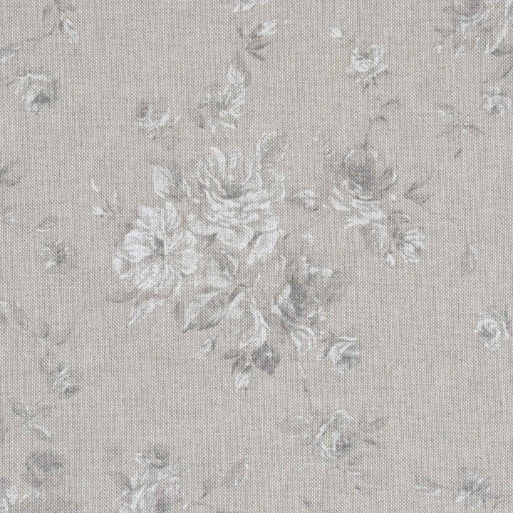 Zen Rose Dove Grey Fabric