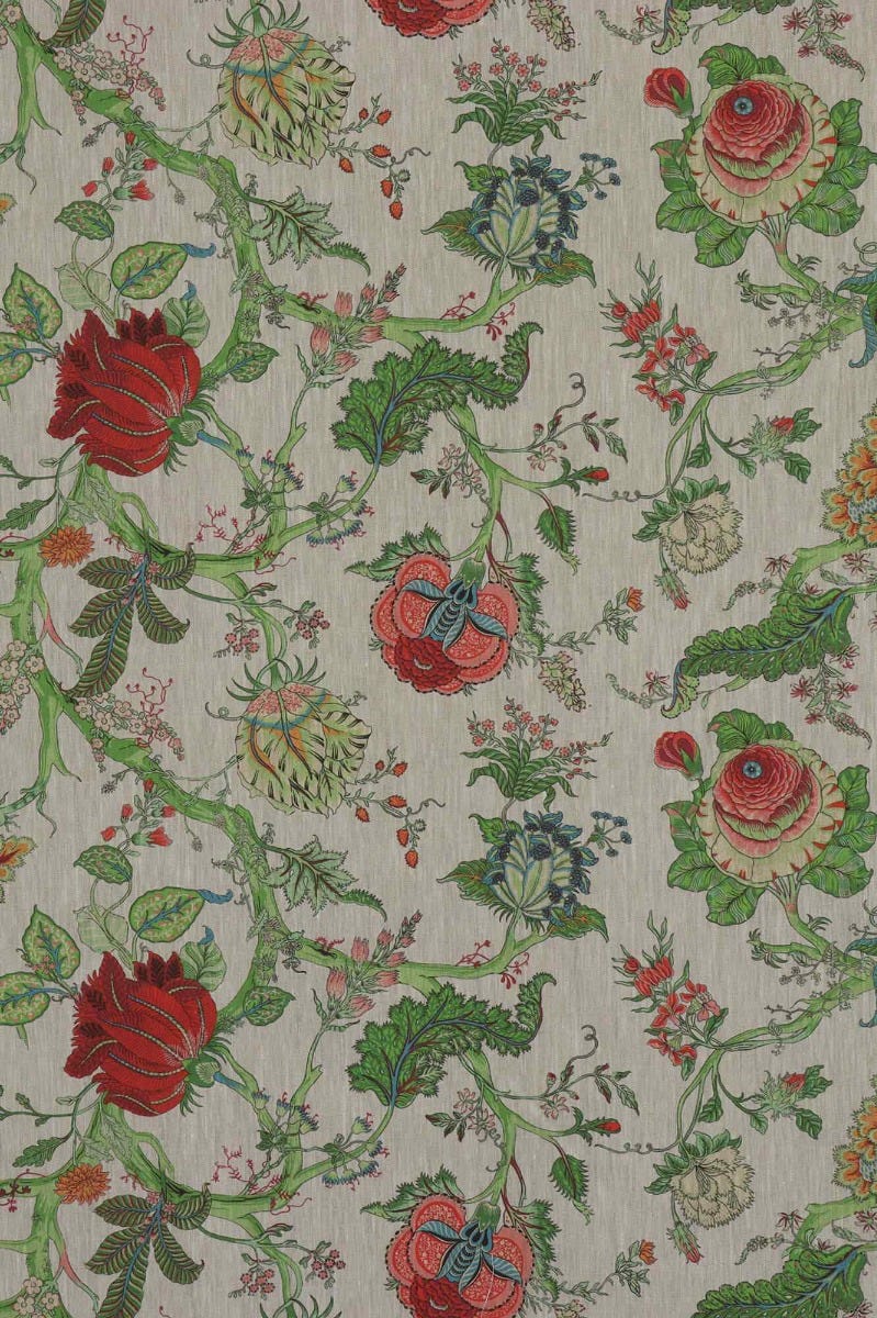 Bukhara Jungle Linen Fabric