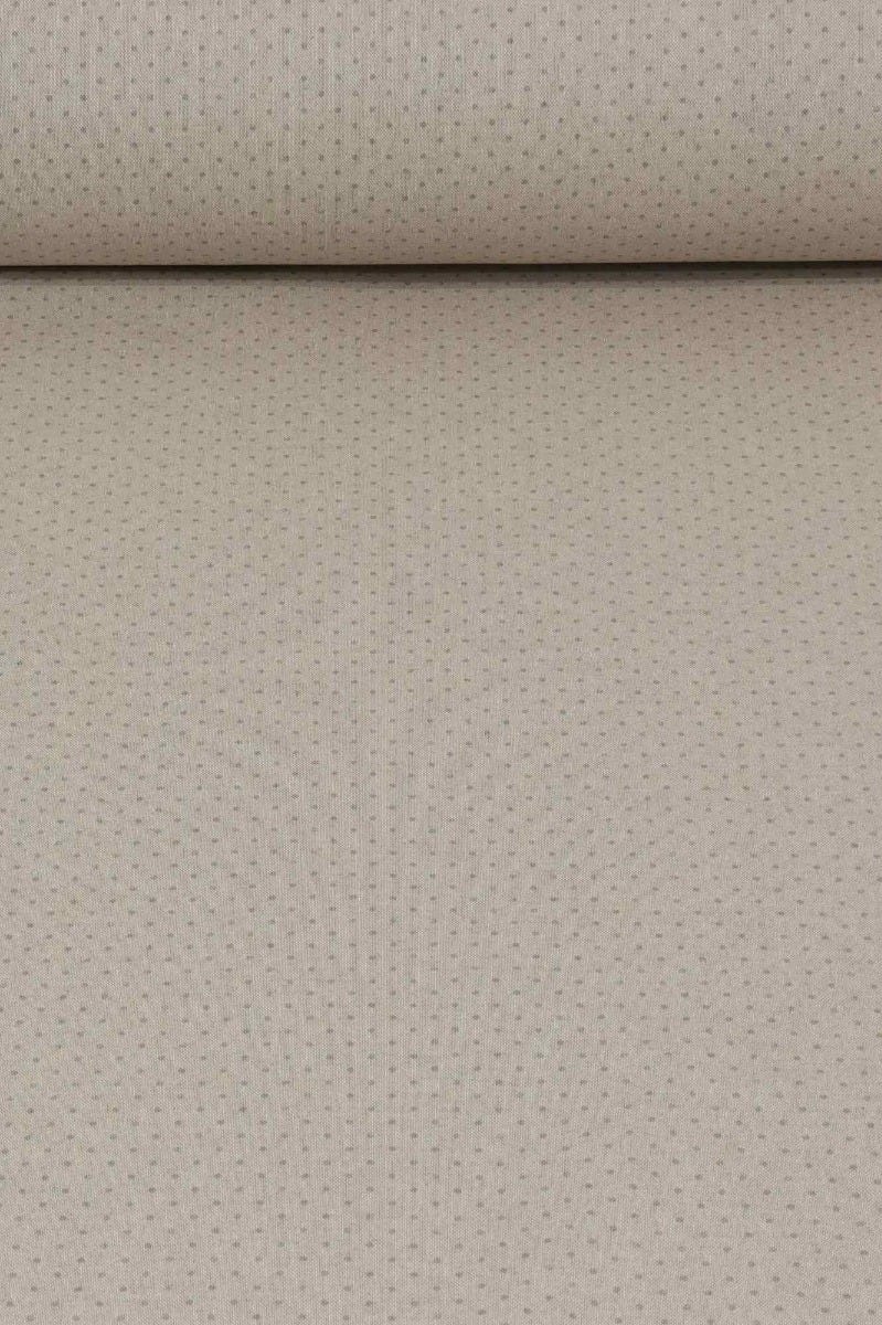 Mini Polka Dot Grey Double Width Fabric