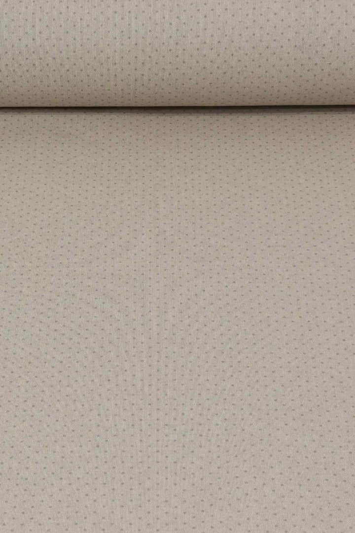 Mini Polka Dot Grey Double Width Fabric