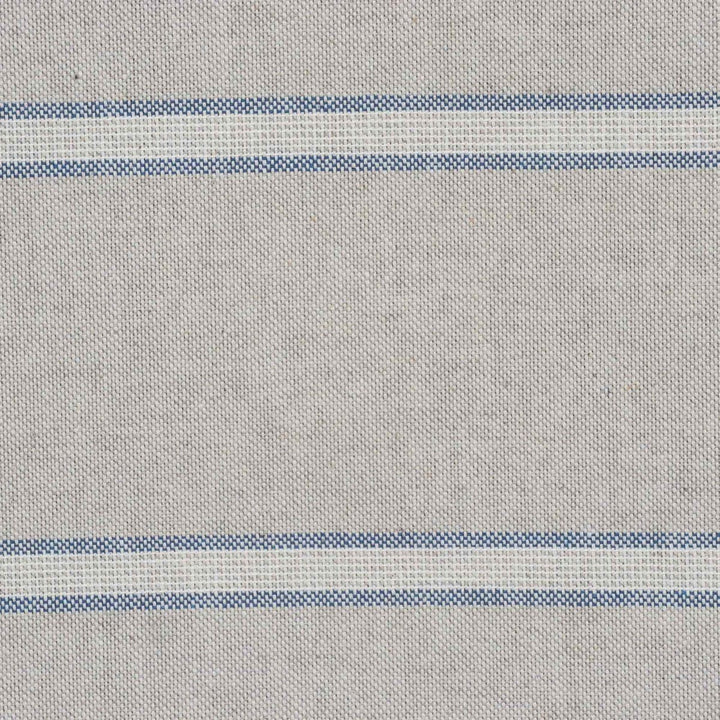 Double Stripe Blue Double Width Fabric