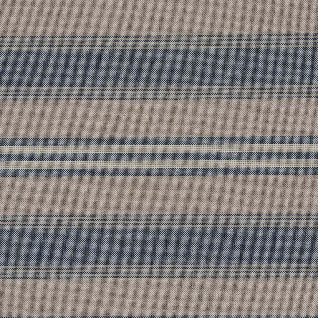 Harvard Stripe Blue Double Width Fabric