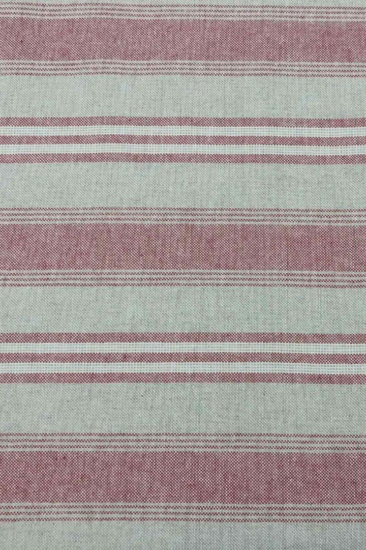 Harvard Stripe Red Fabric