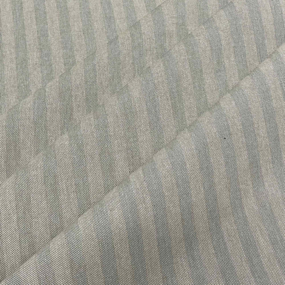 Stanford Stripe Duck Egg Double Width Fabric