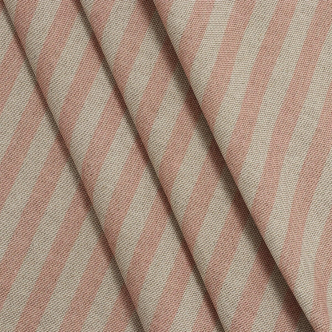 Stanford Stripe Red Double Width Fabric