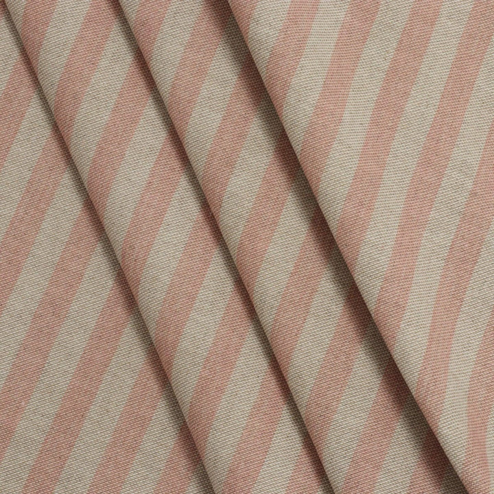 Stanford Stripe Red Double Width Fabric