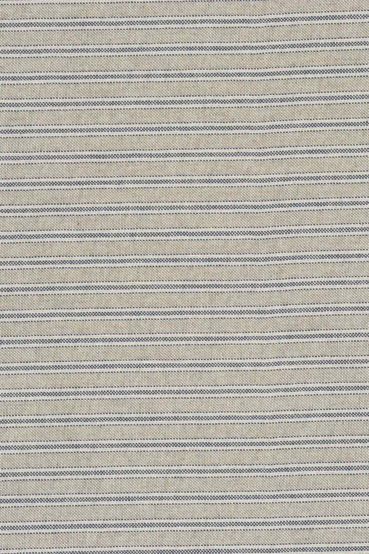 Yale Ticking Stripe Blue Double Width Fabric