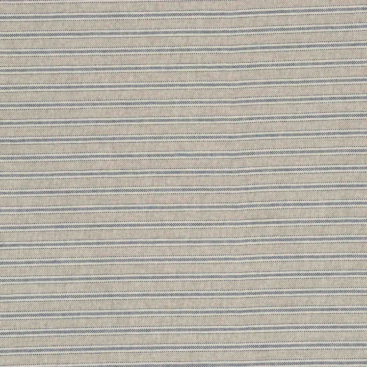 Yale Ticking Stripe Blue Double Width Fabric