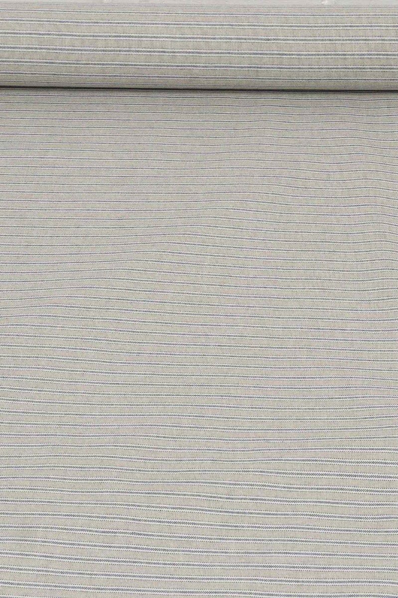 Yale Ticking Stripe Blue Double Width Fabric